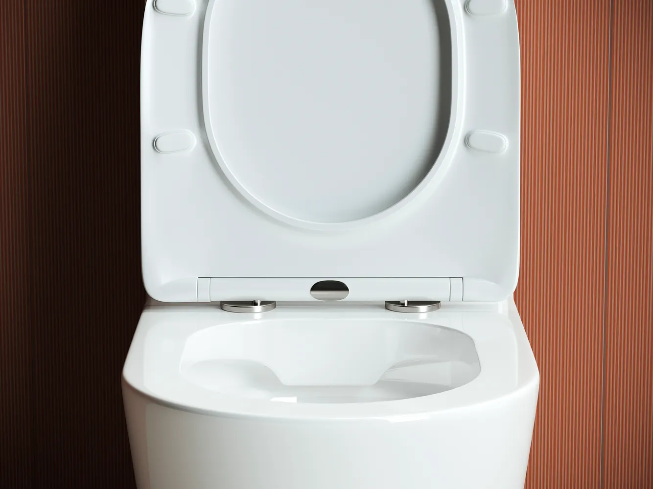 Напольный пристенный унитаз Highlight Rimless