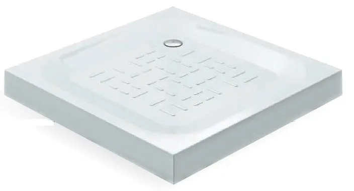 Душевой поддон BLB стальной 70х70х12 квадратный