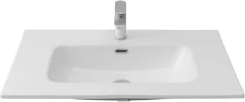 Раковина Aquanet Flat 80 белая в магазинах СантехГид