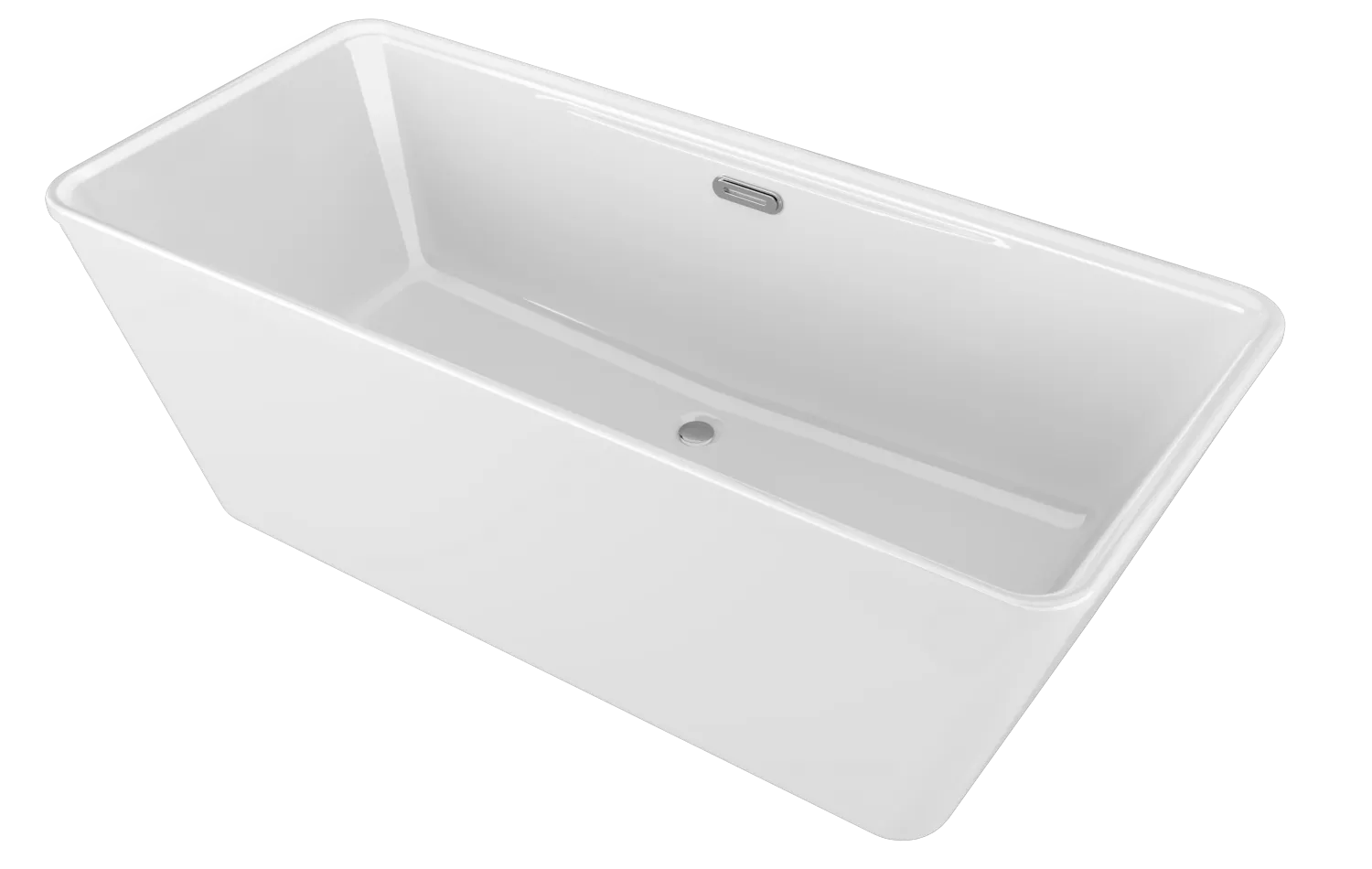 Ванна акриловая Aima Design ICON 170х75 Отдельностоящая белая 01айк1775