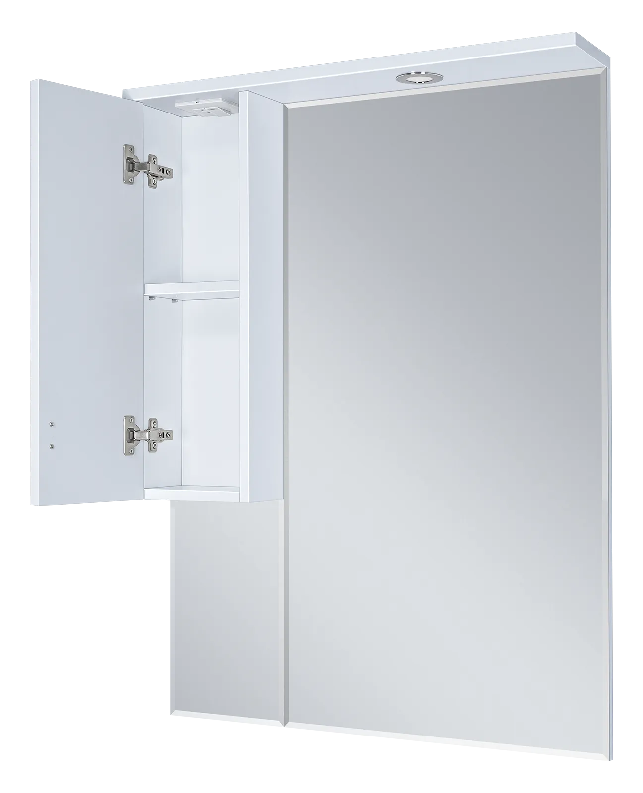 Зеркало-шкаф Дива - 65 со светом левое