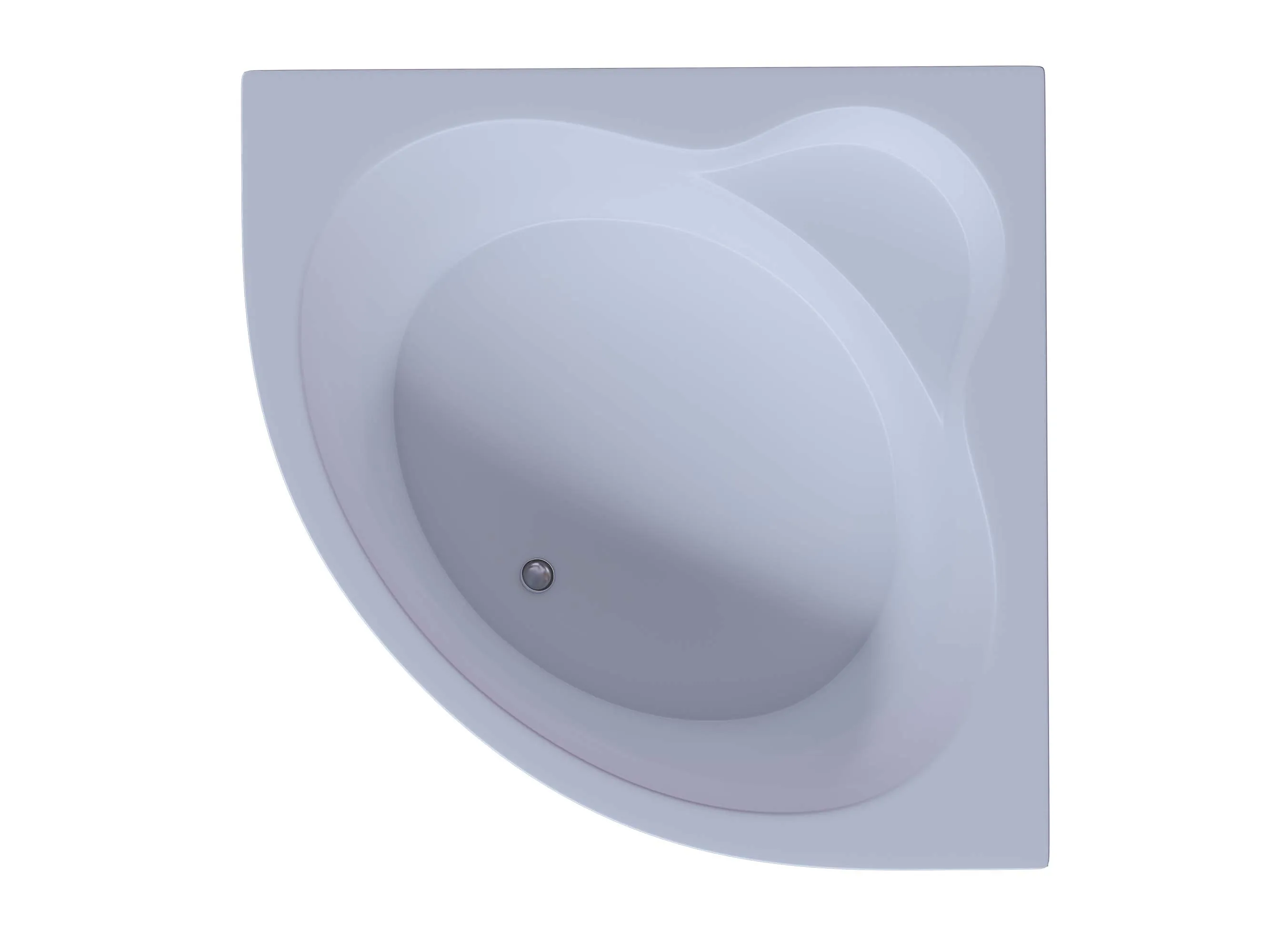 Акриловая ванна Aquatek Ума 145x145 угловая, универсальная, без каркаса и экрана