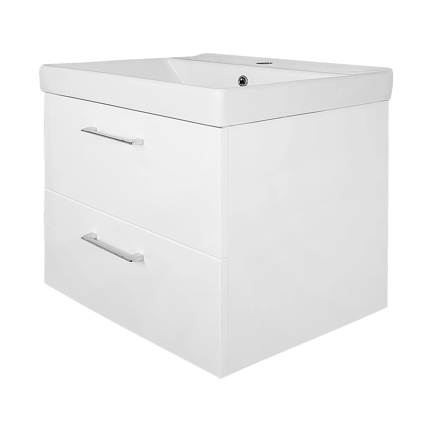 Комплект Azario Тумба Ника 60 610х480х560 подвесная, с раковиной Tempo 60 () CS00091367
