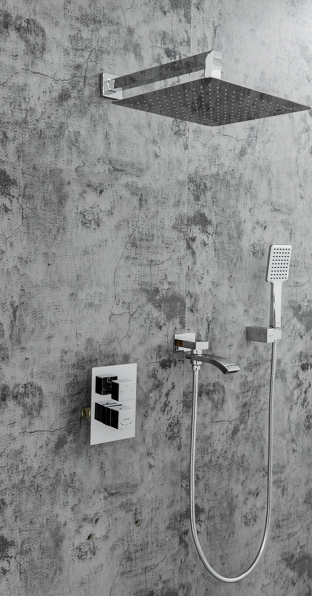 Встраиваемая душевая система с термостатом GAPPO G7107-40