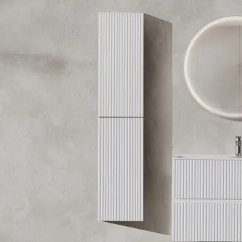 Пенал Aquanet Джейн 35 белый матовый