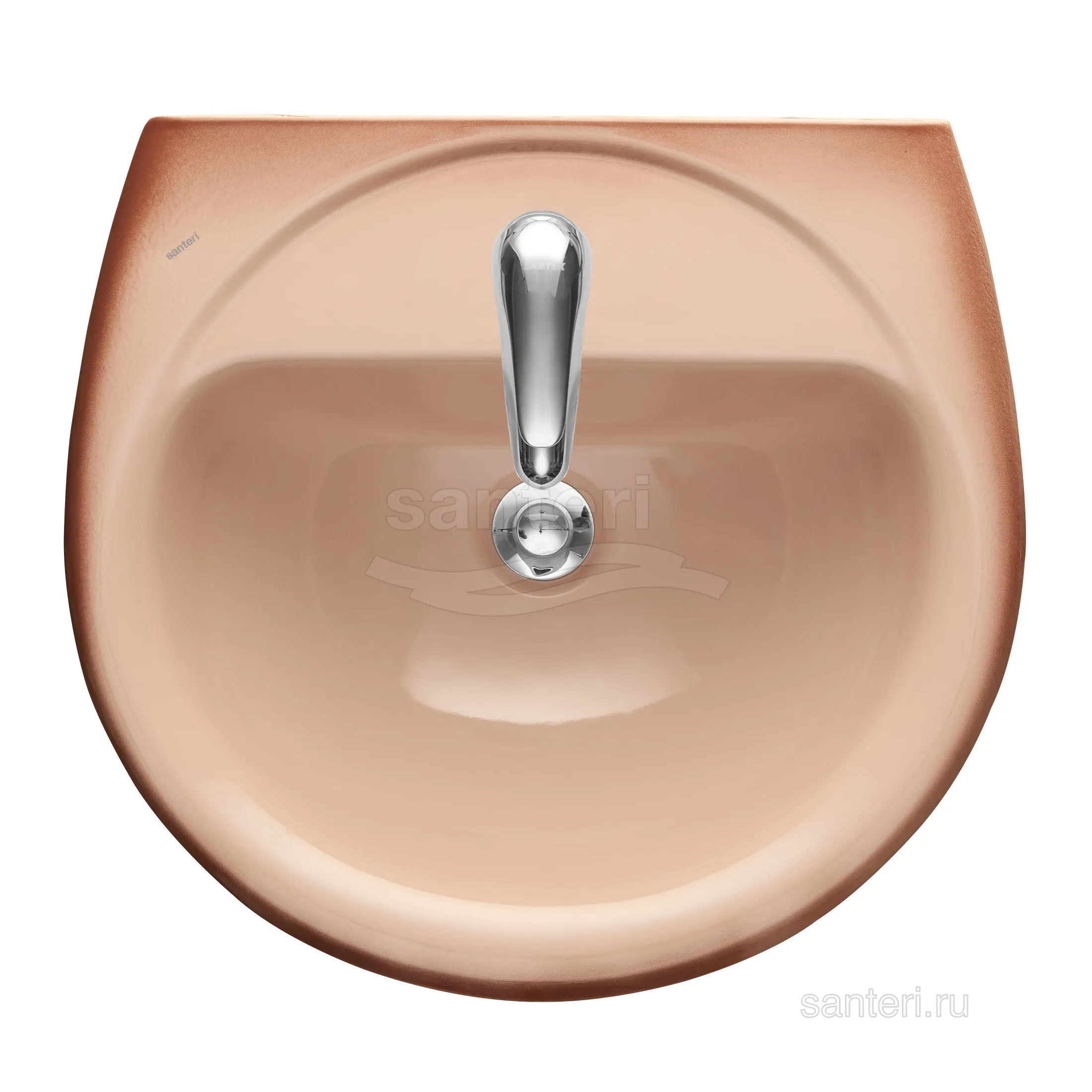 Раковина Santeri Соната с переливом декор бежевый 131112S0711B0 в магазинах СантехГид
