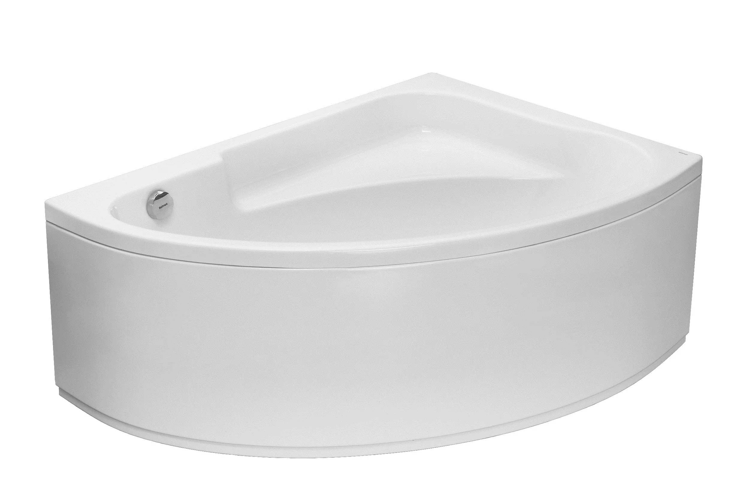 Акриловая ванна Santek Гоа 150х100 правая асимметричная белая 1WH112032