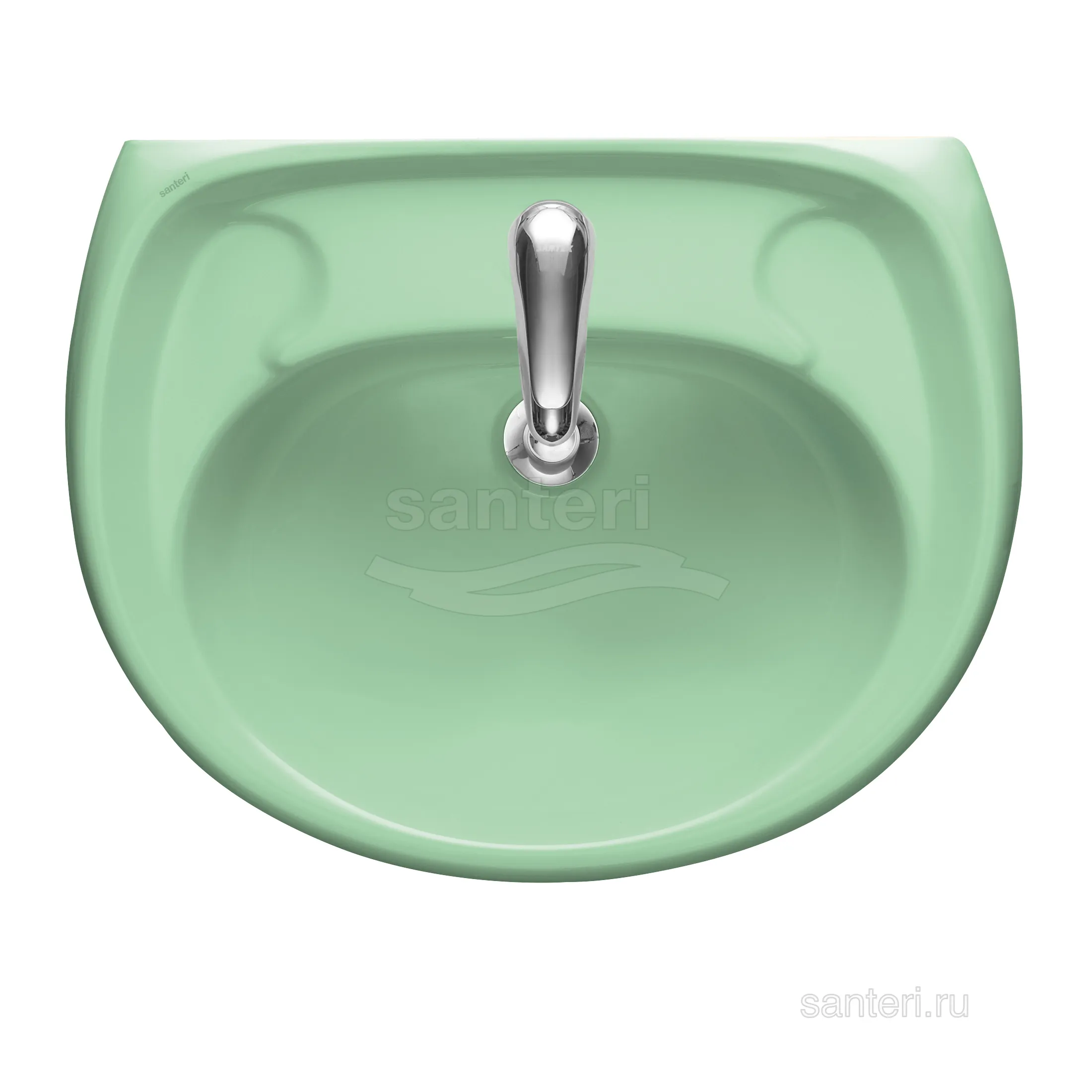 Раковина Santeri Воротынский салатовый 131117S0410B0 в магазинах СантехГид