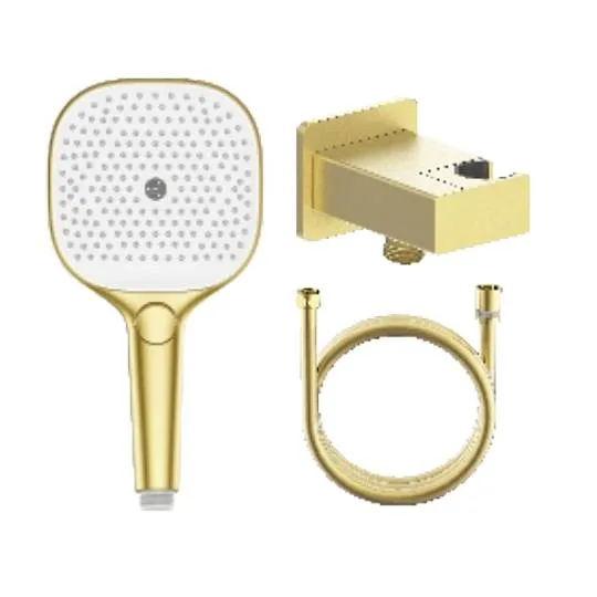 Держатель для душевой лейки с подключением шланга + душевая лейка(3 режима)+душевой шланг 1.5м RAGLO