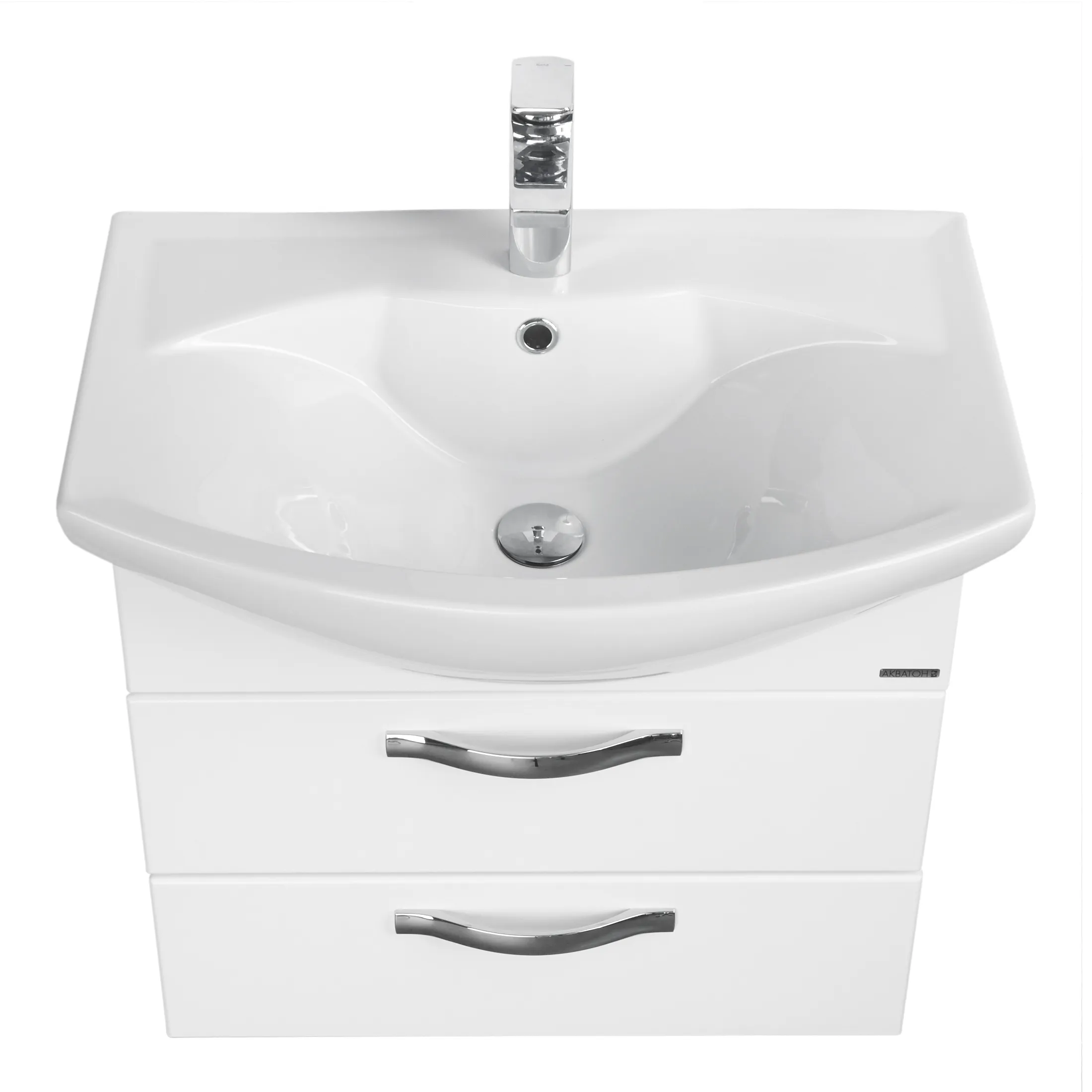 Тумба под раковину AQUATON Ария 65 М белый 1A123301AA010