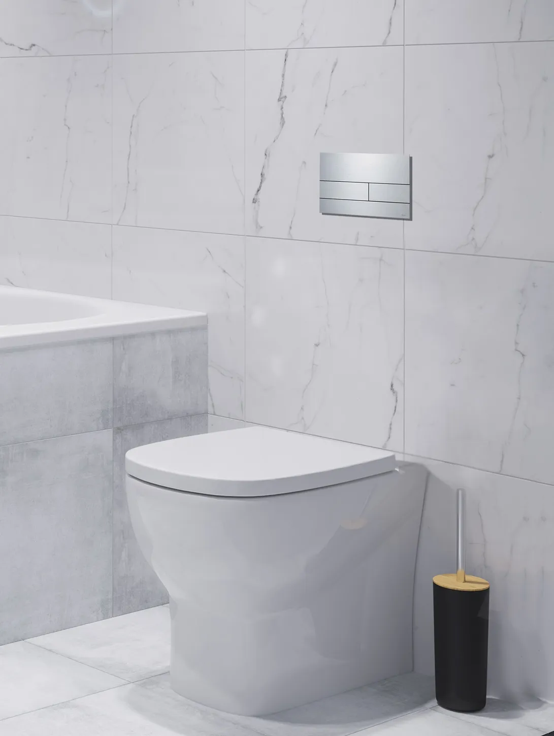 Унитаз приставной "Infinity Rimless" УП