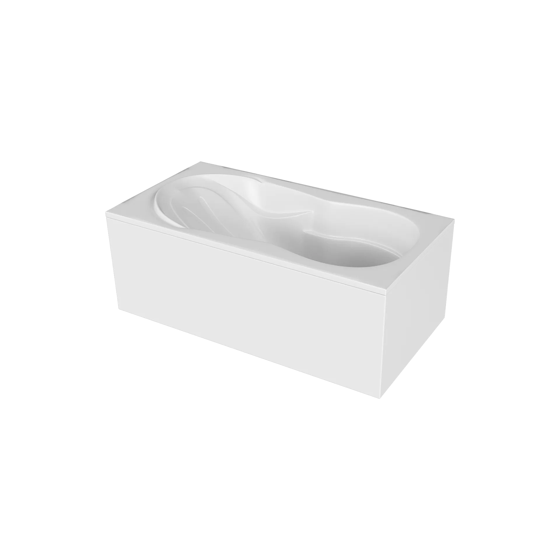 Ванна акриловая 1Marka TAORMINA 180х90 Прямоугольная белая 01та1890