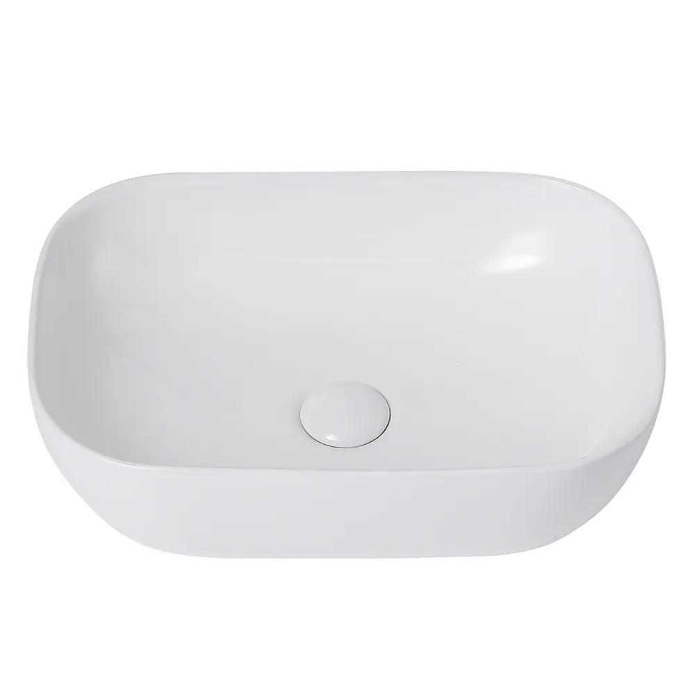 Раковина накладная ABBER Rechteck AC2200 белая в магазинах СантехГид