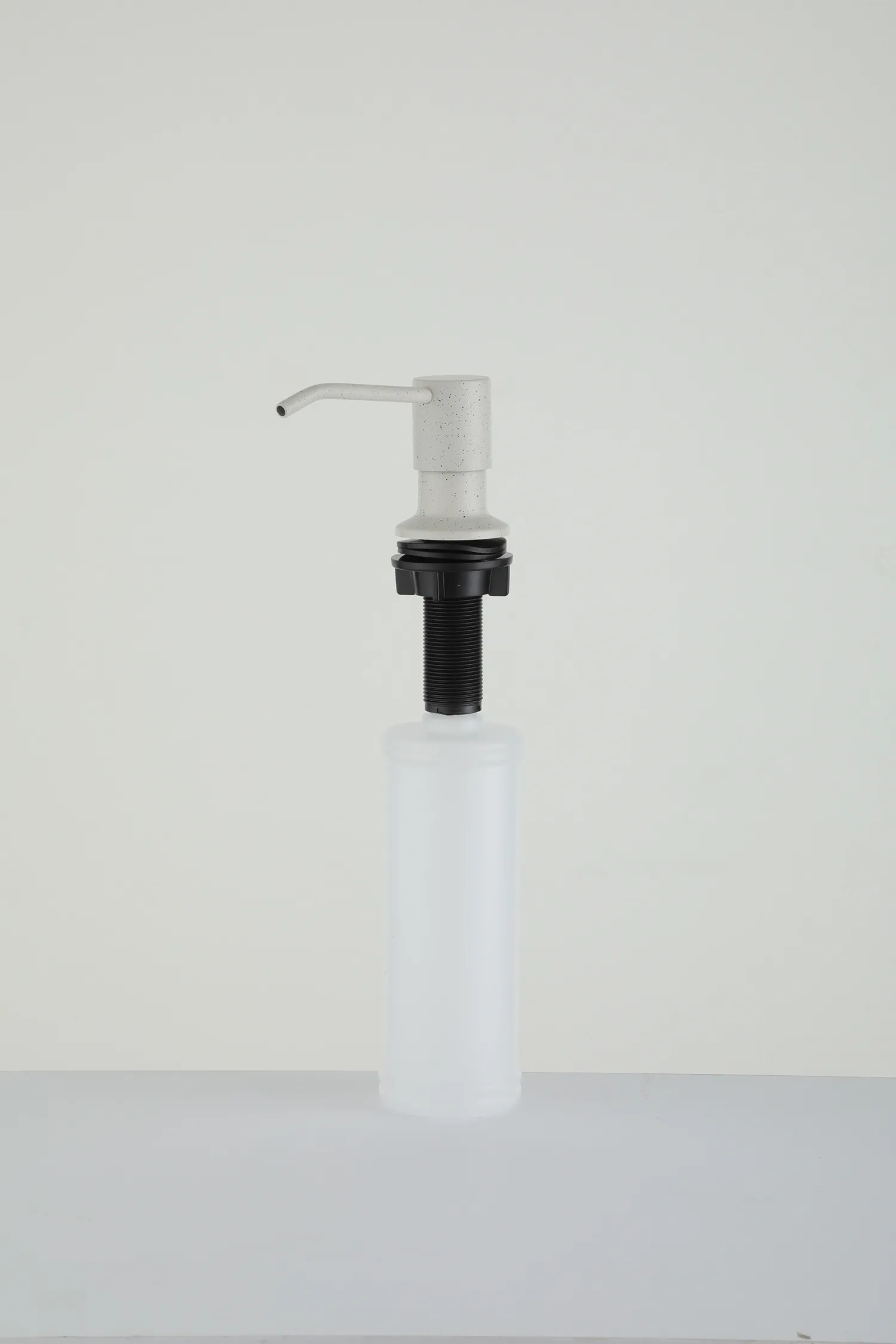 Дозатор встроенный для мойки белый крап FRAP F408-8