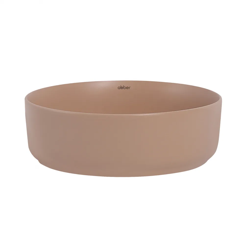 Раковина накладная ABBER  Bequem AC2108MBB бежевая матовая в магазинах СантехГид