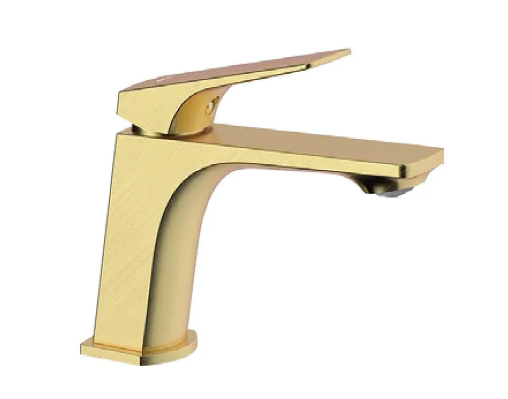 Смеситель для раковины сатин золото FRAP F1087-3