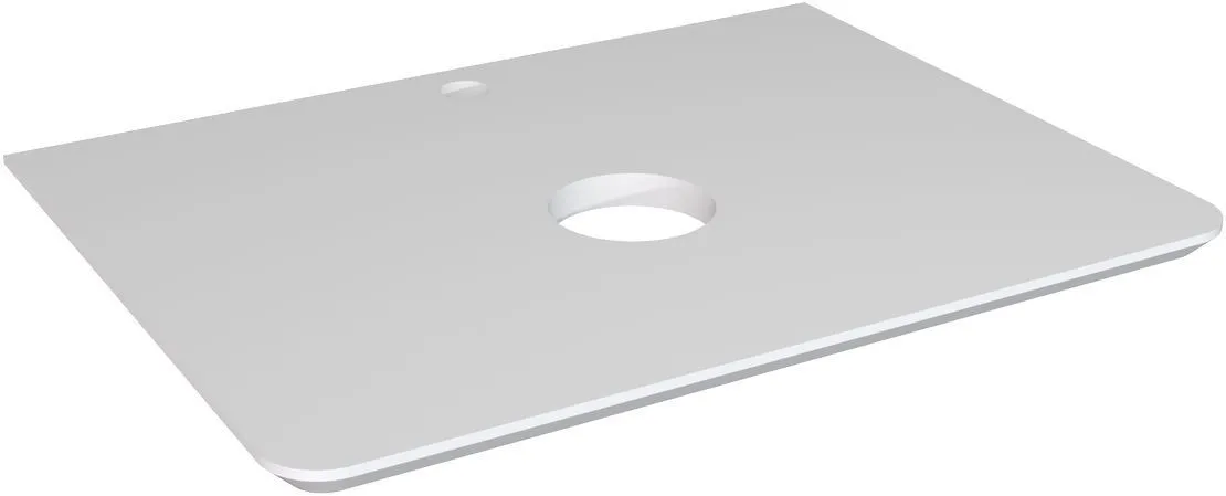 Столешница Aquanet Эмбер 60 белый матовый