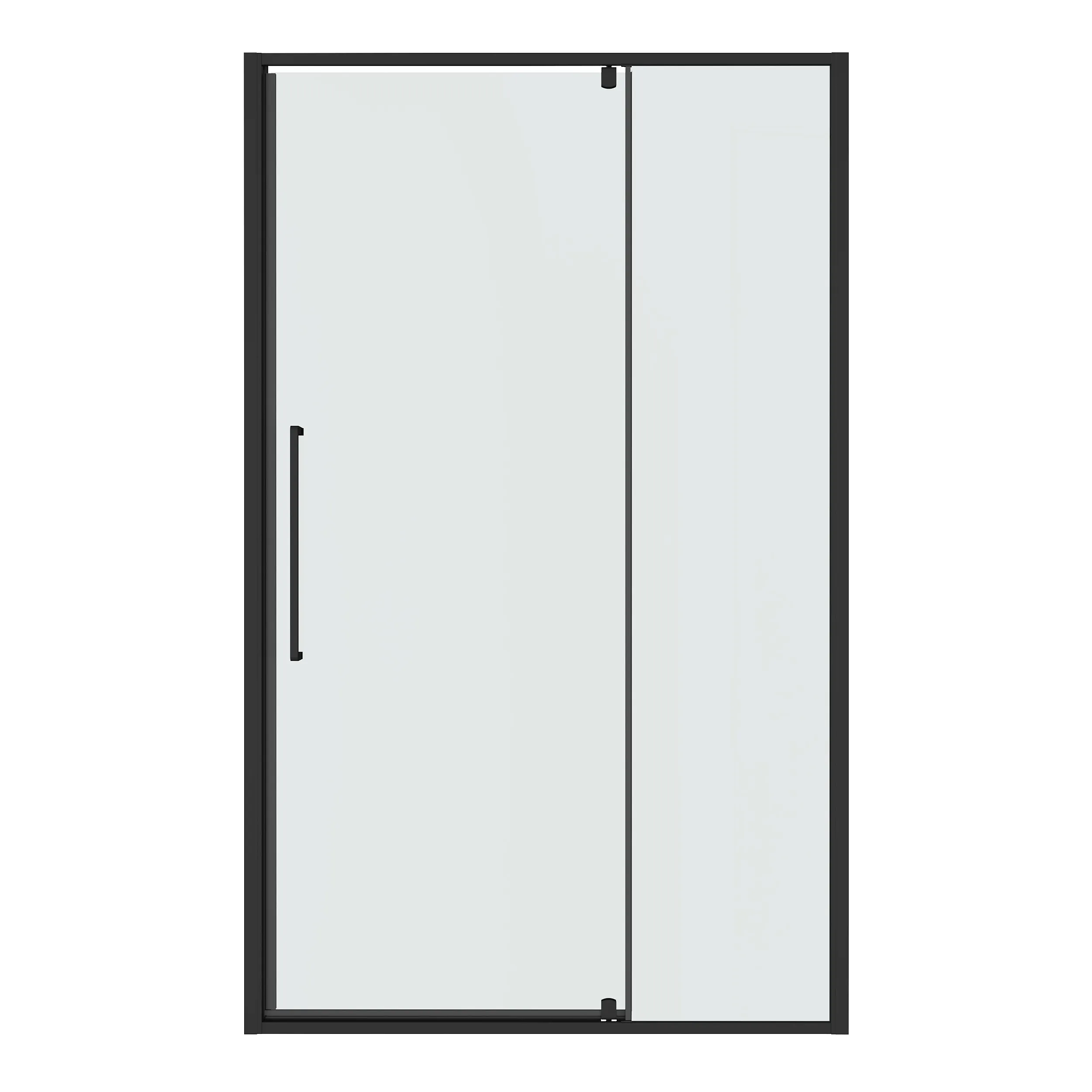 Дверь в нишу Niagara Nova (110х195) распашная,графит,стекло прозрачное,1 место NG-35-11AGR 