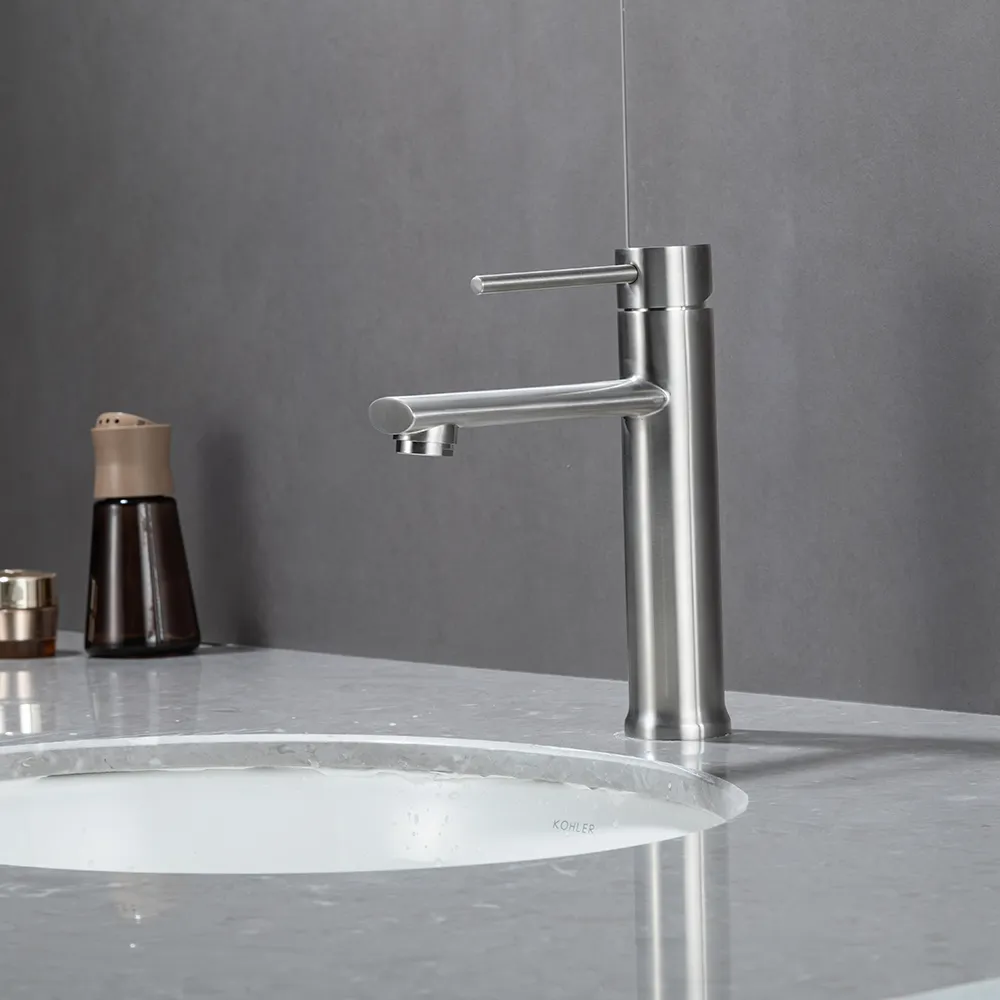 Смеситель высокий для раковины сатин FRAP F10899-25