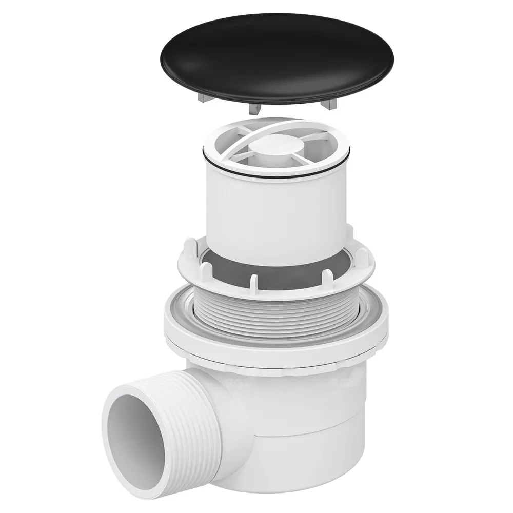 Сифон для душевых поддонов RGW Velplex QYD-06 Черный