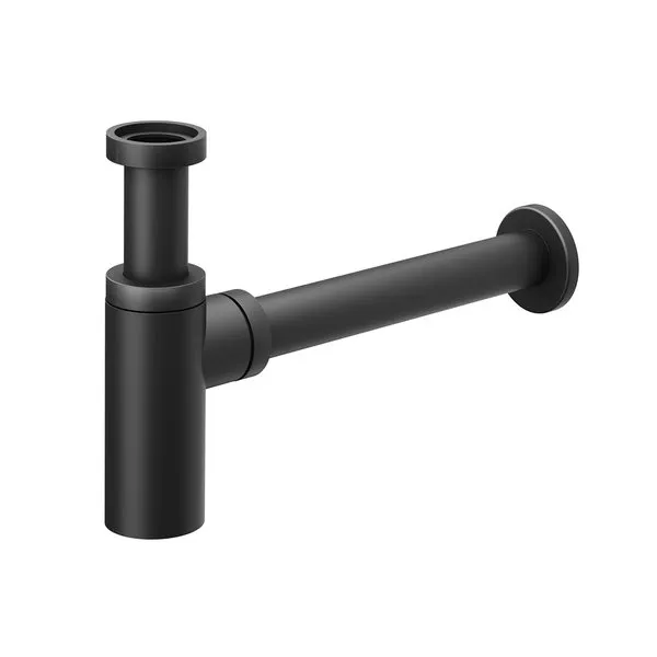 Сифон для умывальника ЧЕРНЫЙ МАТОВЫЙ в магазинах СантехГид