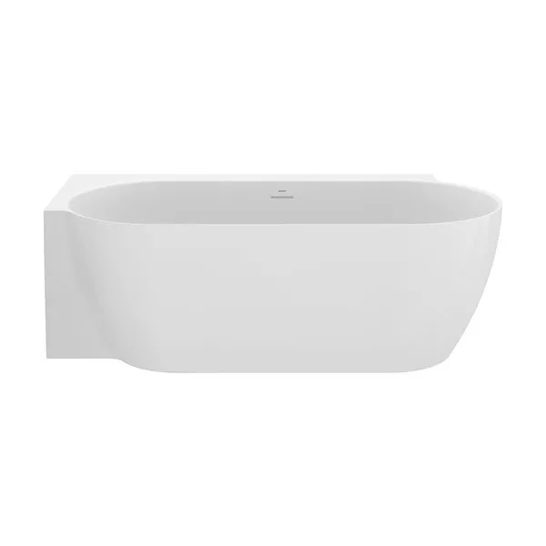 Ванна FREEDOM Corner II TEC L 1750x860 пристенная БЕЛАЯ (слив-перелив - ЧЕРНЫЙ)