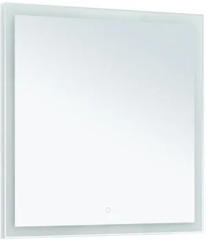 Зеркало Aquanet Гласс 80 белый LED 