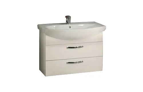 Тумба под раковину AQUATON Ария 80 М белая () 1A140801AA010