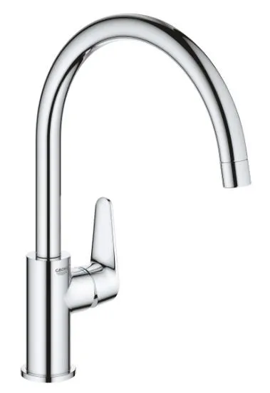 Смеситель для кухни BauCurve, высокий излив, хром 31231001