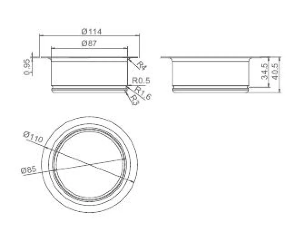 Сливное отверстие  золотой Gappo GP5601-3