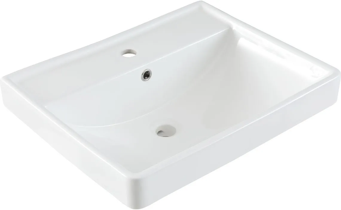 Раковина Aquanet Ирис 60 белая в магазинах СантехГид
