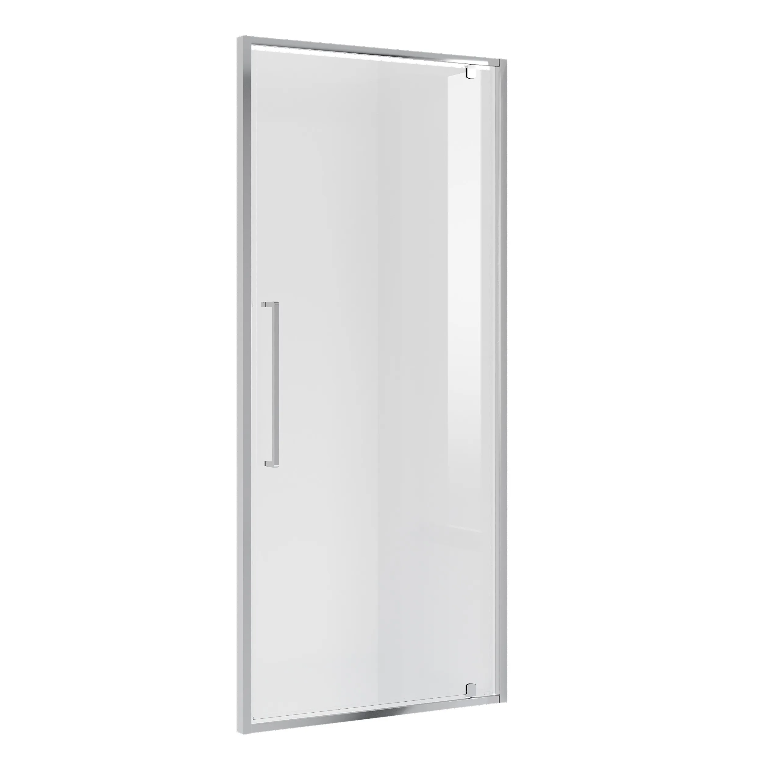 Дверь в нишу Niagara Nova (100х195) хром,стекло прозрачное,дверь распашная,1 место NG-66-10A 