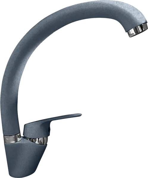 GF Смеситель для кухни боковой D-35mm (графит)