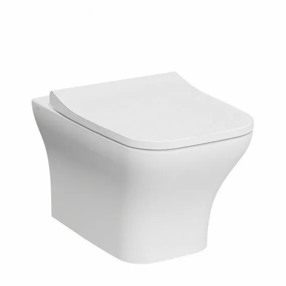 Zentrum Square Подвесной безободковый SmoothFlush унитаз без сиденья 7484B003-0075