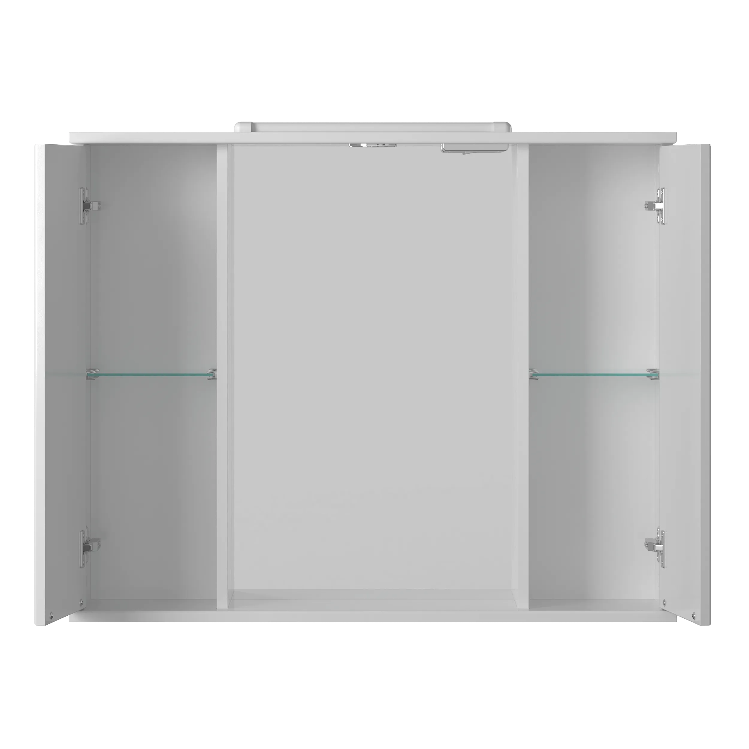 Зеркальный шкаф Briz Бриз 
правый 85 см, белый глянец