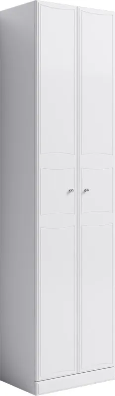 Напольный пенал с двумя дверьми и внутренними полочками