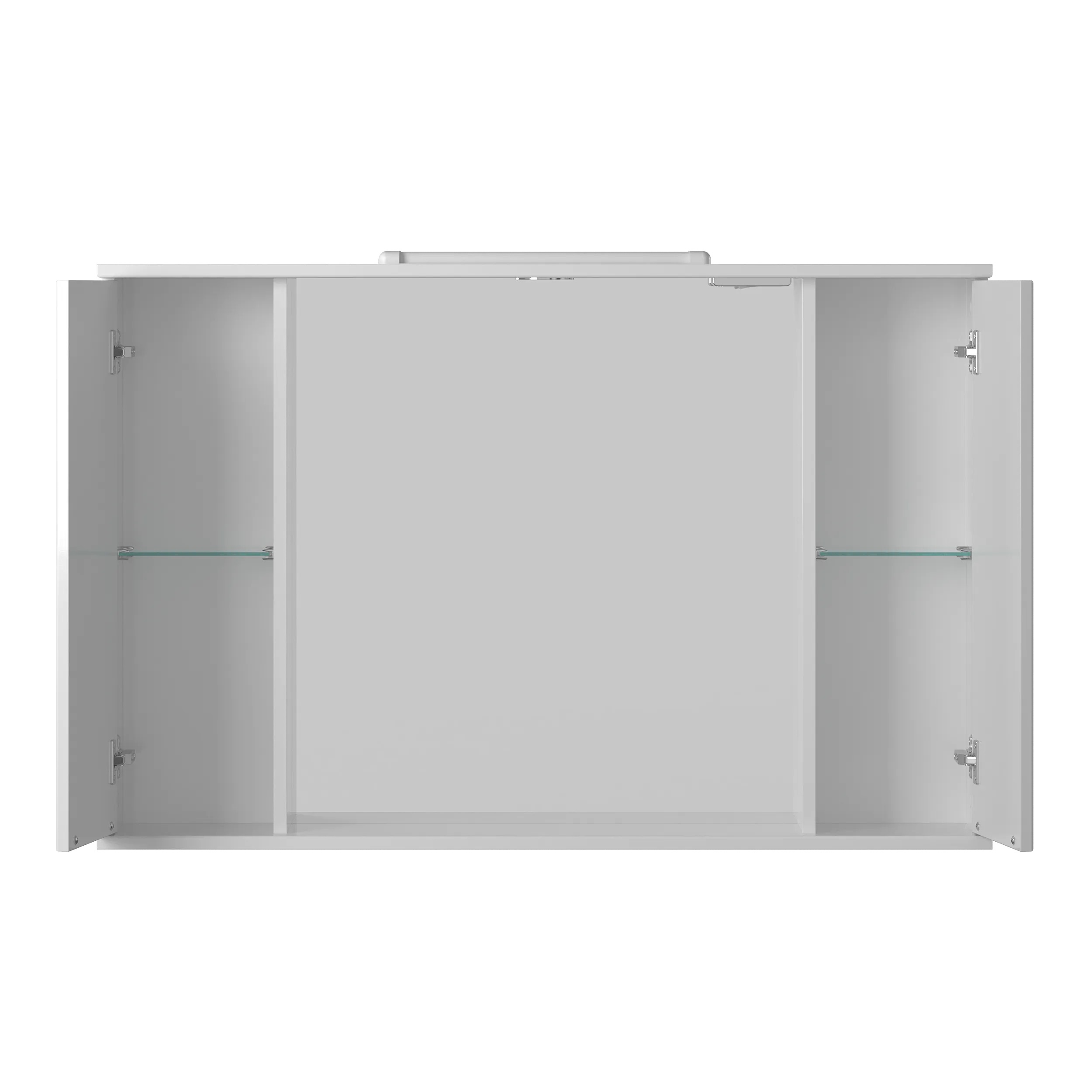 Зеркальный шкаф Briz Бриз
105 см, белый глянец