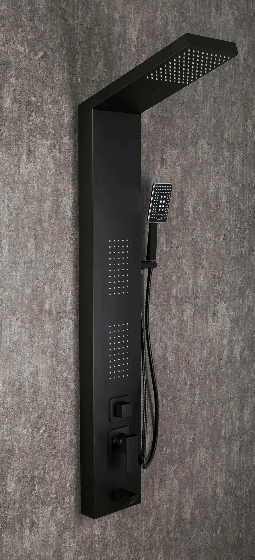 Душевая панель черная FRAP F24005-6