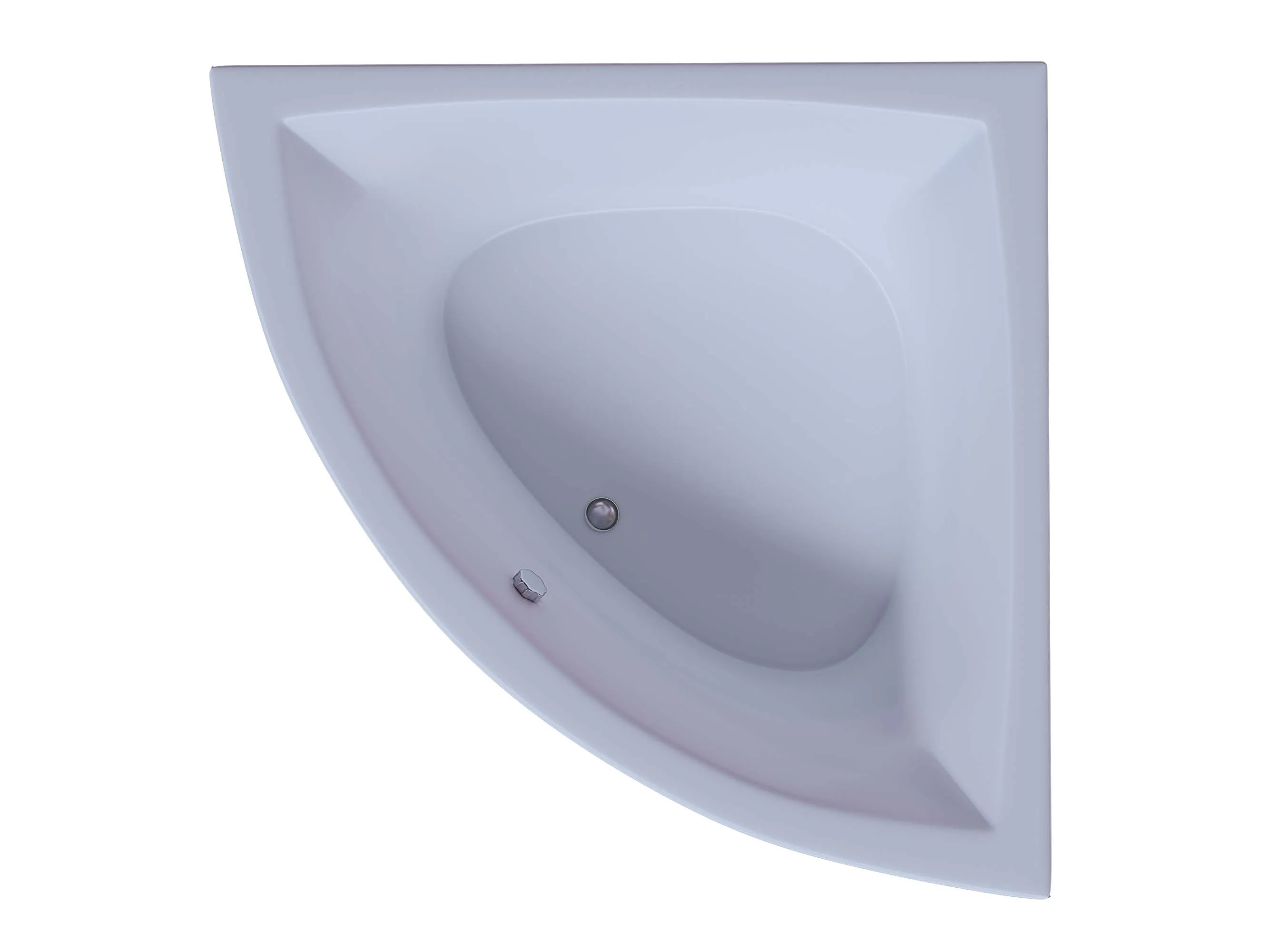 Акриловая ванна Aquatek Юпитер 150x150 угловая, универсальная, с каркасом, без гидромассажа