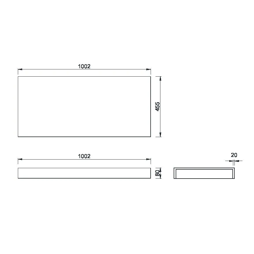 Столешница прямая FLAT 100см