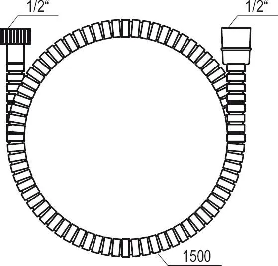 Душевой шланг Ravak 150 см 911.00 X07P006 