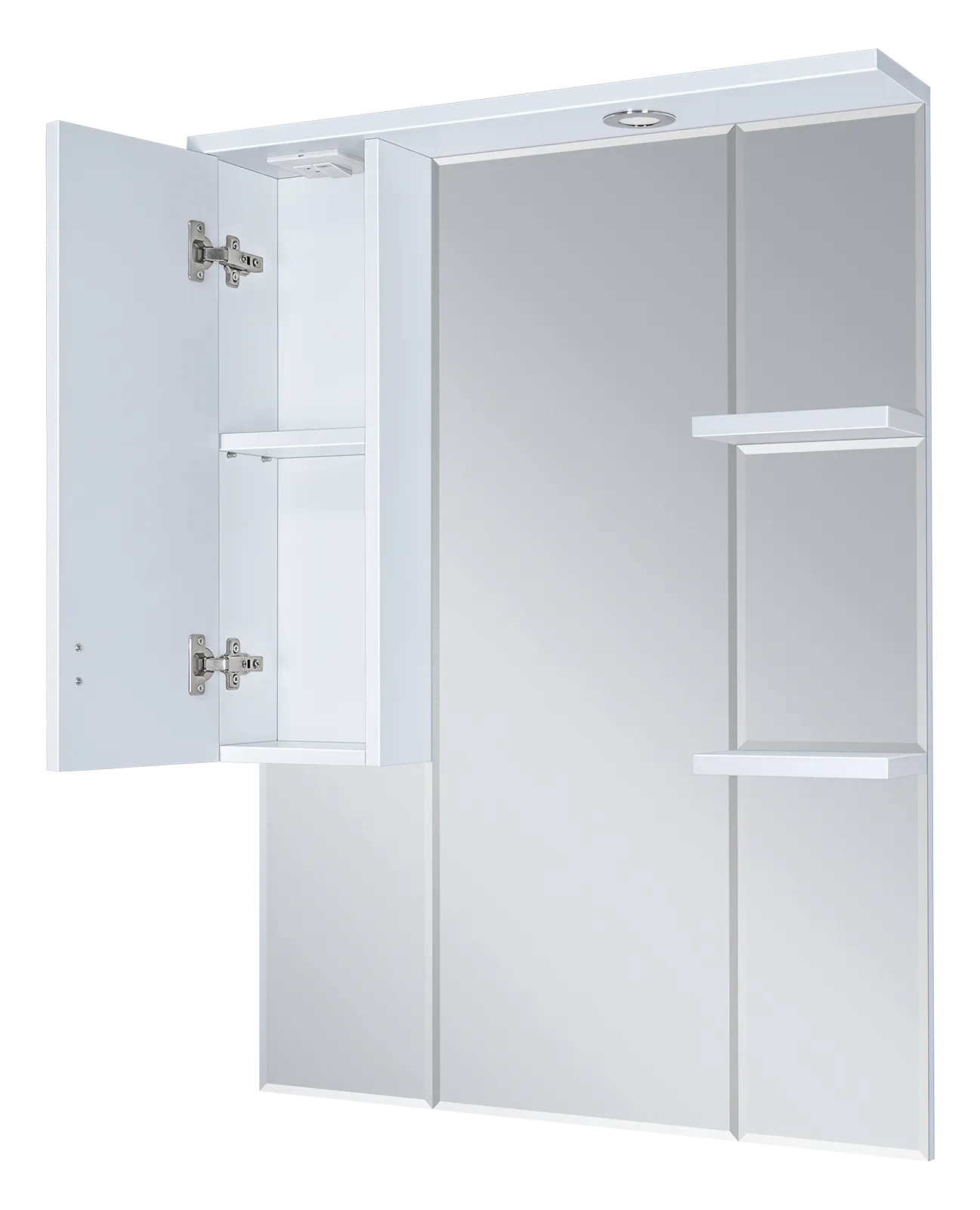 Зеркало-шкаф Дива - 85 со светом левое