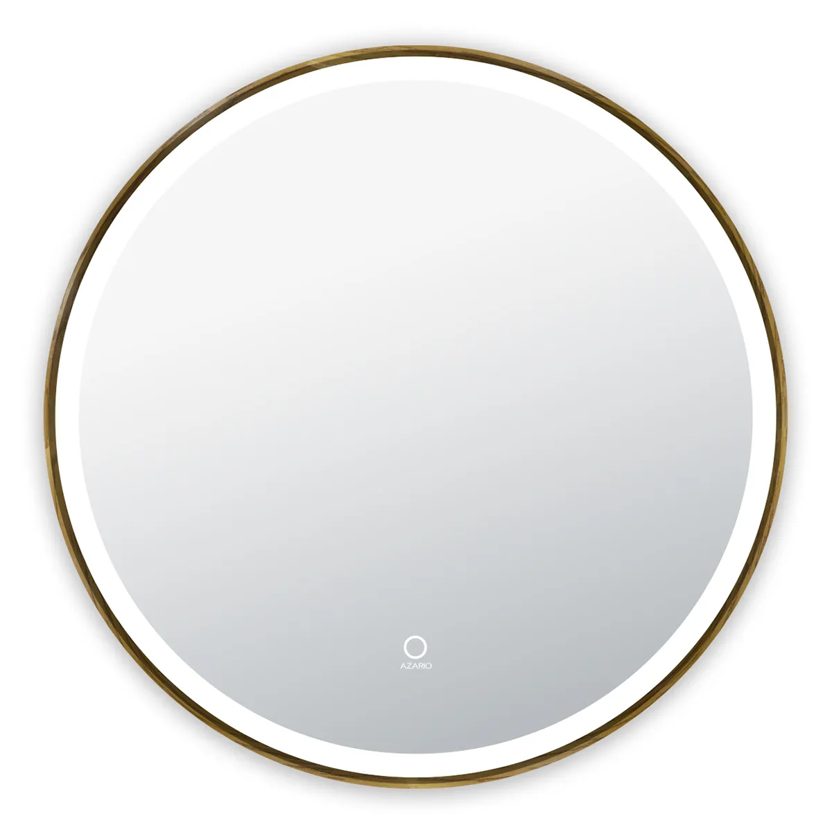 Зеркало AZARIO Diana D800 с подсветкой, сенсорный выключатель с функцией диммера, в алюминиевой раме, цвет дерево () AZ-Z-261CS Зеркало AZARIO Diana D800 с подсветкой, сенсорный выключатель с функцией диммера, в алюминиевой раме, цвет дерево () AZ-Z-261CS