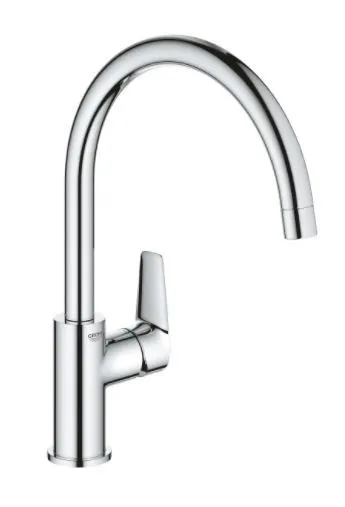 Смеситель для кухонной мойки 207 мм BauEdge, хром 31367001