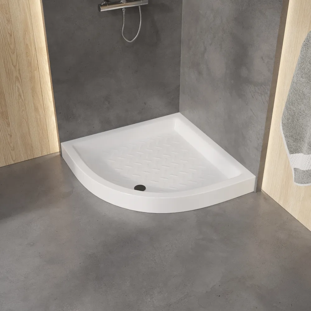 Поддон для душа Полукруглый керамический RGW CR/R