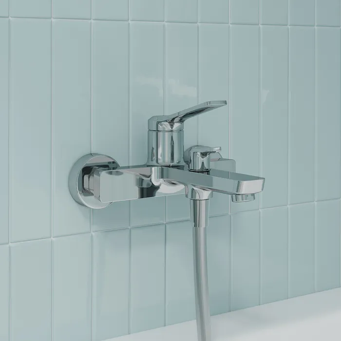 Смеситель для ванны, глянцевый хром, Parker, IDDIS, PARSB02i02WA