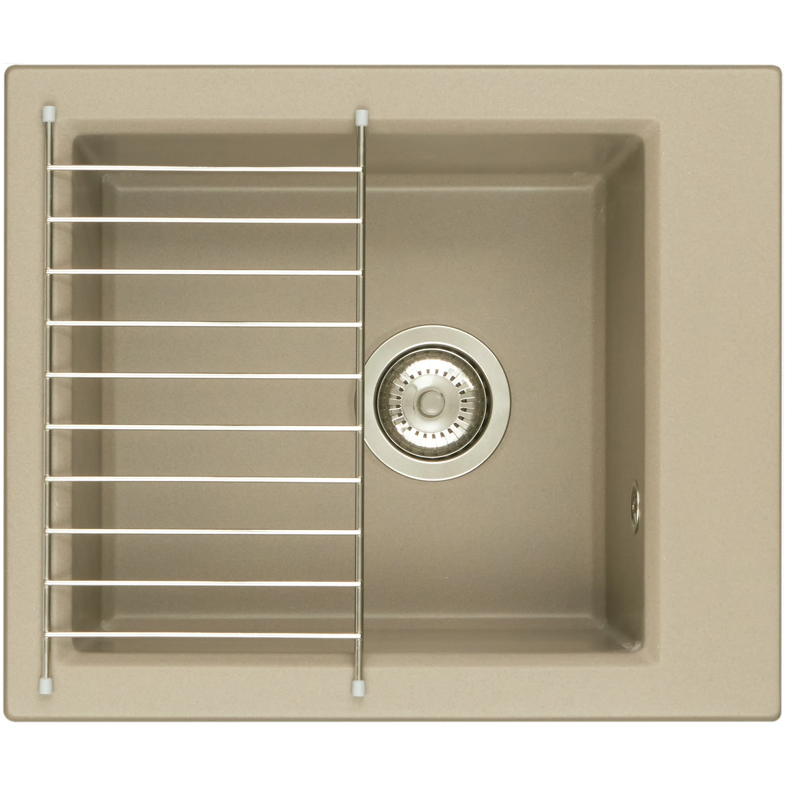 Мойка для кухни AQUATON Линеа 43 серый шёлк 1A732932LW250