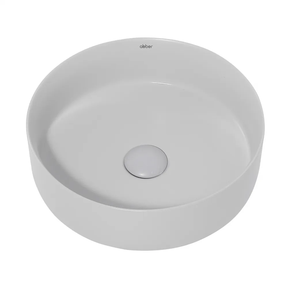 Раковина накладная ABBER Bequem AC2108MLG светло-серая матовая в магазинах СантехГид