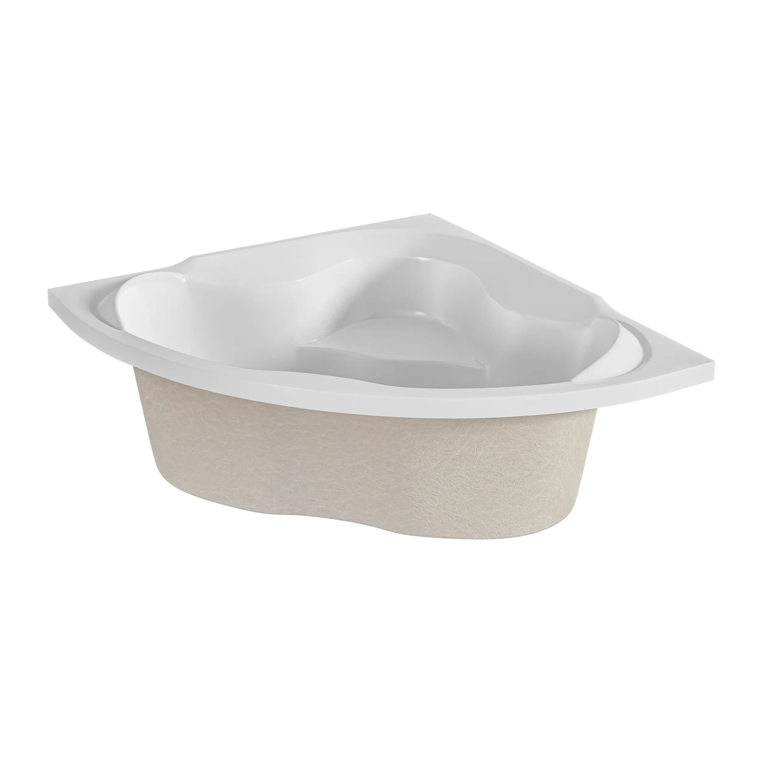 Ванна акриловая 1Marka LUXE 155х155 Угловая белая 01лю1515