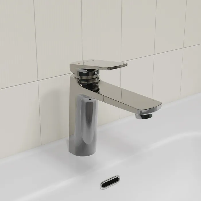 Смеситель для умывальника, глянцевый хром, Ever, IDDIS, EVESB00i01